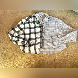 Cute cropped flannel From Aeropostal